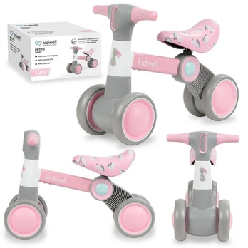 Mini balansinis dviratis Petito Bunny, rožinis