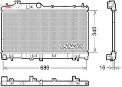 Radiatorius, variklio aušinimas DENSO DRM36025