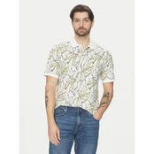 Jack & Jones Polo marškinėliai Split 12272985 Balta Regular Fit