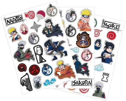 Kids Licensing Naruto Shippuden Removable sticker set