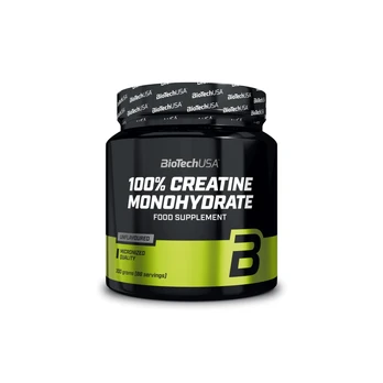 Biotech 100% Creatine Monohydrate 300 g. - Pineapple-mango skonis
