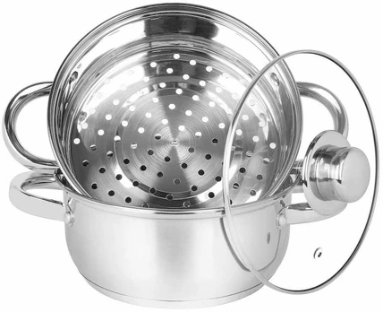 Garų puodas 18cm,2l (3dalys), Sano