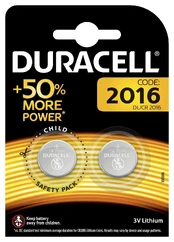 Elementai Duracell, CR2016, 3 V, 2 vnt. kaina
