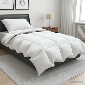 Antklodė FULDA 135 x 220 cm 4 metų laikai 210 GSM Balta