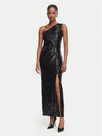 Rinascimento Vakarinė suknelė CFC0020444002 Juoda Regular Fit