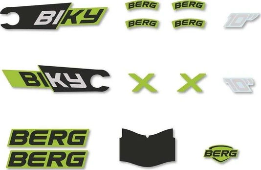 Berg Biky - Sticker set Mini Green