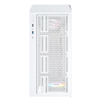 Montech X5 PC-Gehäuse, Midi-Tower, E-ATX, ARGB, Tempered Glass - baltas