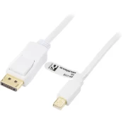 Kabelis DELTACO DisplayPort - mini DisplayPort, baltas, 1.0m / DP-1110 kaina