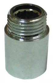 Baheko As 1/2" x 20 mm Haneforlænger, krom