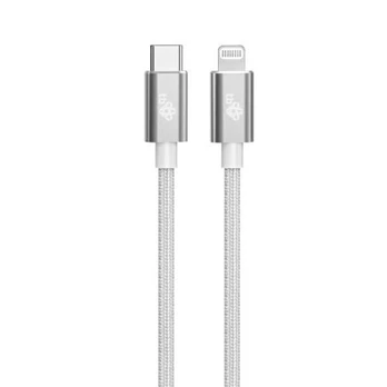 Kabelis TB Lightning, USB Type C, 1 m, sidabro