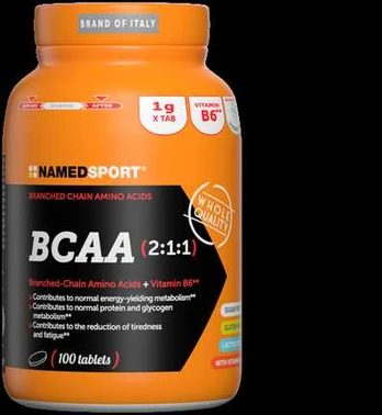 NAMEDSPORT BCAA 2:1:1 vitam B6 - 100 kapsulių