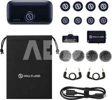 Hollyland Lark M3 Combo 4TX&2RX USB-C and Camera RX and 4 x Wireless Microphone