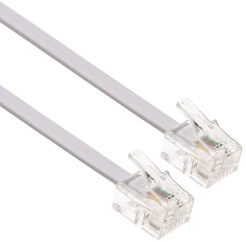 15m Rj11 prailginimo laidas internetui ir telefonui