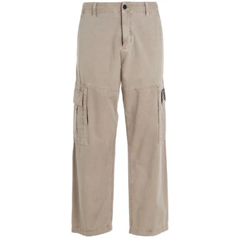 Laisvalaikio kelnės vyrams, Smėlio, Mineral dye cargo pant