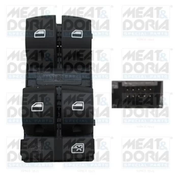 Jungiklis, lango pakėliklis MEATDORIA 26149