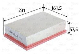 Oro filtras VALEO 585439 kaina