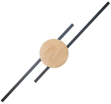 Sieninis LED šviestuvas JAVA WOOD, LED 24W