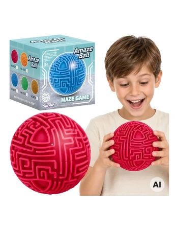 WOOPIE Raudona Ball Maze 3D Arcade Game Labyrinth Puzzle