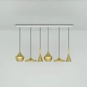 Tom Dixon Beat Range Linear pakabinama lempa 6fl žalvaris
