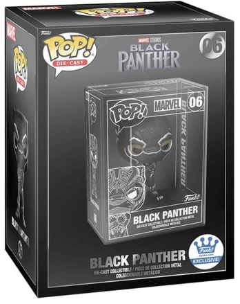 Funko POP! Marvel Juodas Panther Die Cast exclusive
