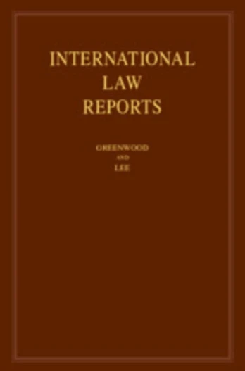 International Law Reports: Volume 197