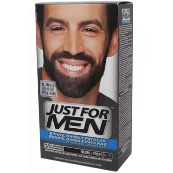 Barzdos dažai Just For Men Mustache & Beard, Black, M-55, 0.015 l