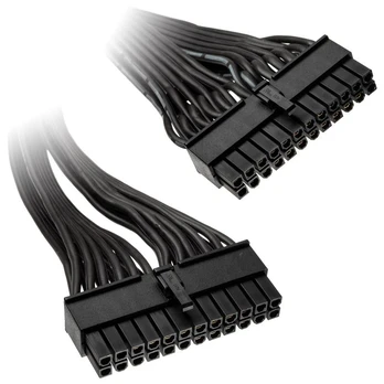 Kabelis zasilający SilverStone Silverstone 24 Pin ATX zu 24 Pin Kabelis 350mm - juodas