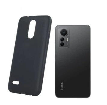 iLike Xiaomi 12 Lite silikoninis dėklas, juodas