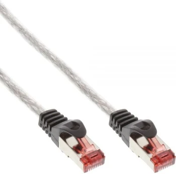InLine Patch Kabel Sieciowy S/FTP PiMF Cat.6 PVC copper przeźroczysty 1.5m - 76412T