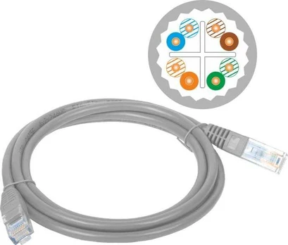A-LANtec Patch-cord U/UTP kat.6A LSOH 5,0m pilka ALANTEC