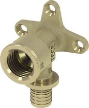 Wallplate elbow 16x1/2"F TECEflex