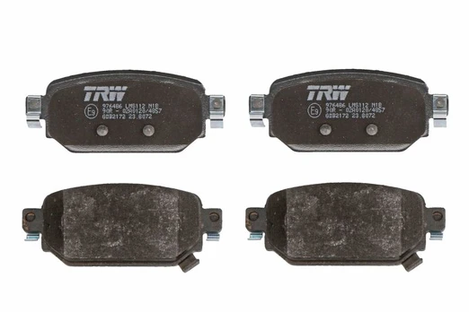 TRW GDB2172 Brake pad set