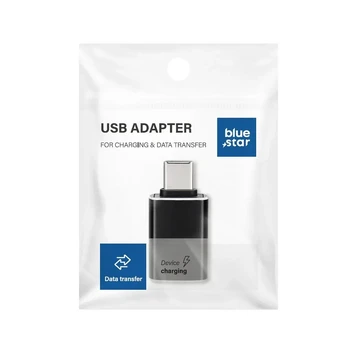 BlueStar Adapteris USB A 3.0 to Type C Blue Star - juodas
