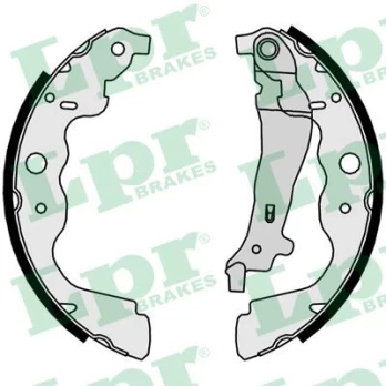 LPR LPR09890 Brake shoe set