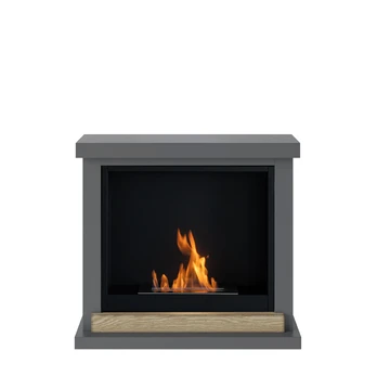 TAGU HAGEN SOLID GREY FreeFlame pastatomas biožidinys su apdaila