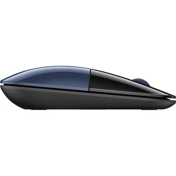 HP Wireless Mouse Z3700, Ambidextrous, Blue LED, RF Wireless, 1200 DPI, Black, Blue
