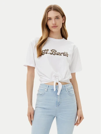 Silvian Heach Marškinėliai Knippi GPP25190TS Balta Regular Fit