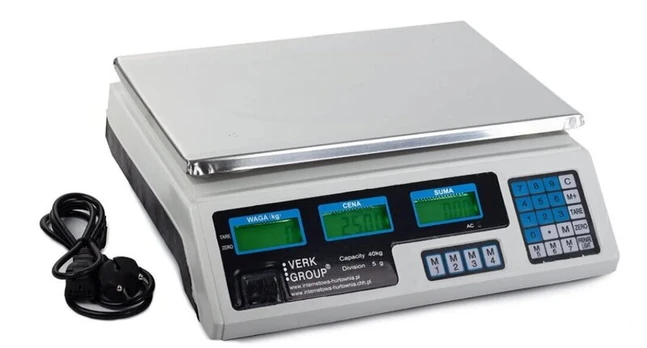 Elektroninės svarstyklės, 40 kg