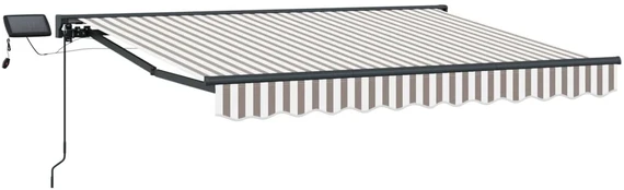Rankinis markizės rėmas su LED 3,5 x 2,5 m