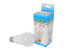 Lemputė LED E27 230V 12W A60 1212lm neutrali balta, LEDOM kaina