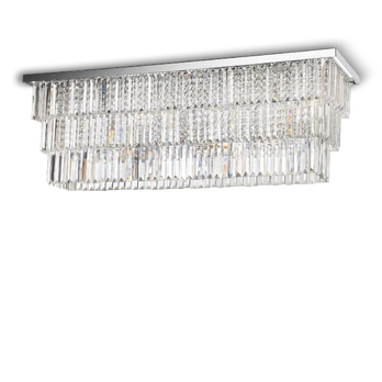 Lubinis šviestuvas Ideal Lux Ceiling lamp with 8 lights MARTINEZ, E14, juodas