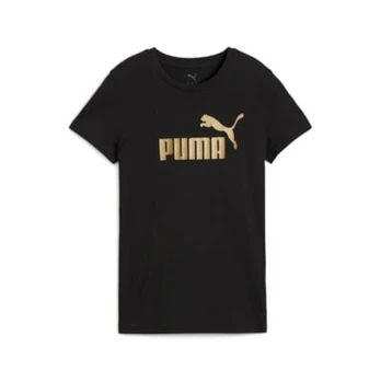 Puma moteriški marškinėliai ESS, juodi