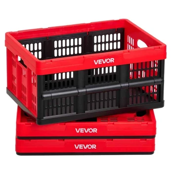 Vevor Plastikinės sulankstomos daiktadėžės 32 l, 3 vnt.