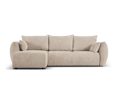 Left Corner Sofa With Bed Function And Box, "Matera", 4 Seats, 253x173x86 Made in Europe