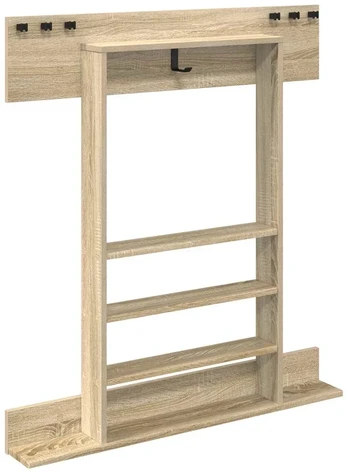 Biliardo lazdos stovas Apdirbta mediena 93 x 12 x 103 cm