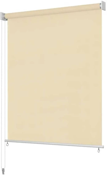 Lauko roletas, 180x140cm, kreminės spalvos