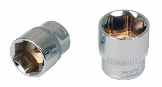 Šešiakampė galvutė 1/4" CHROMEplus 12mm, KS Tools
