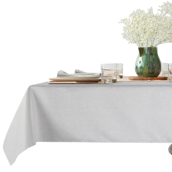 Staltiesė stačiakampė Edna, balta sp., 140 x 180 cm