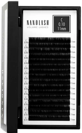 Nanolash VOLUME LASHES false eyelashes 0.10 C #11 mm 1 u
