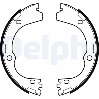 DELPHI LS2166 Brake shoe set
